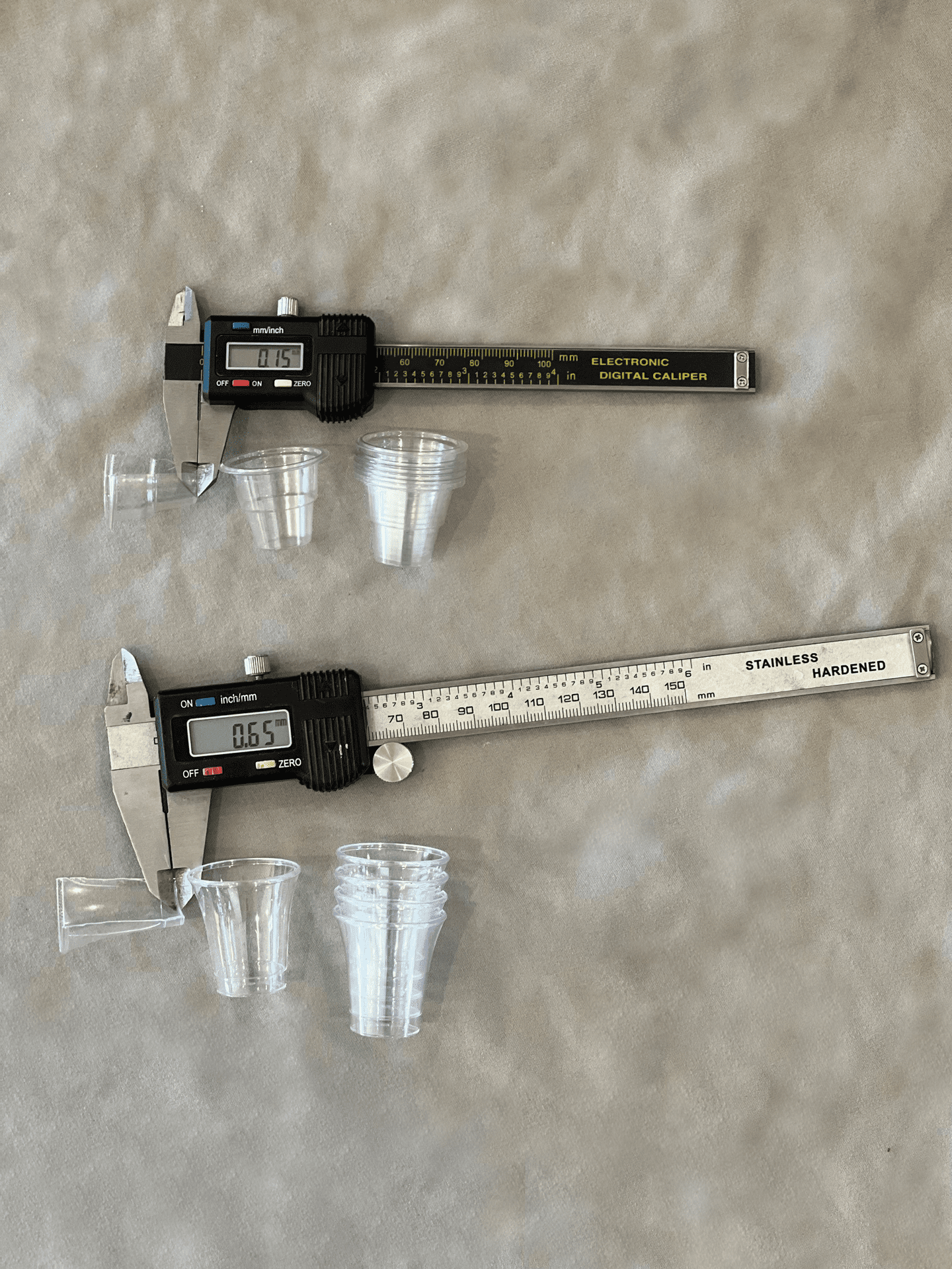 Cup Size Comparison